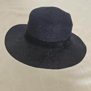 Banana Republic Navy Blue Wide-Brimmed Hat